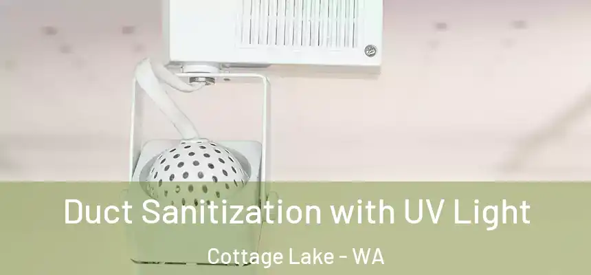  Duct Sanitization with UV Light Cottage Lake - WA