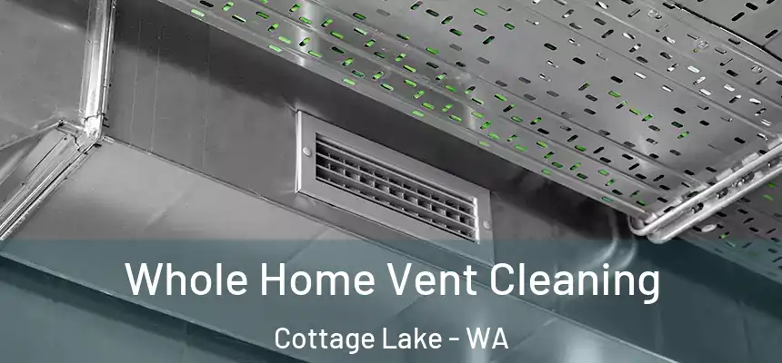 Whole Home Vent Cleaning Cottage Lake - WA